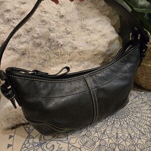 Coach Black leather Y2K Soho Hobo